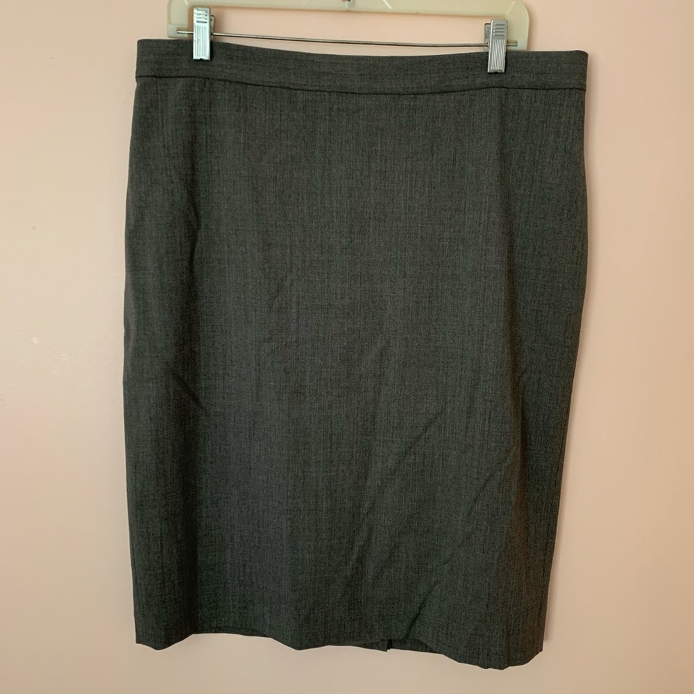 Grey Pencil Skirt